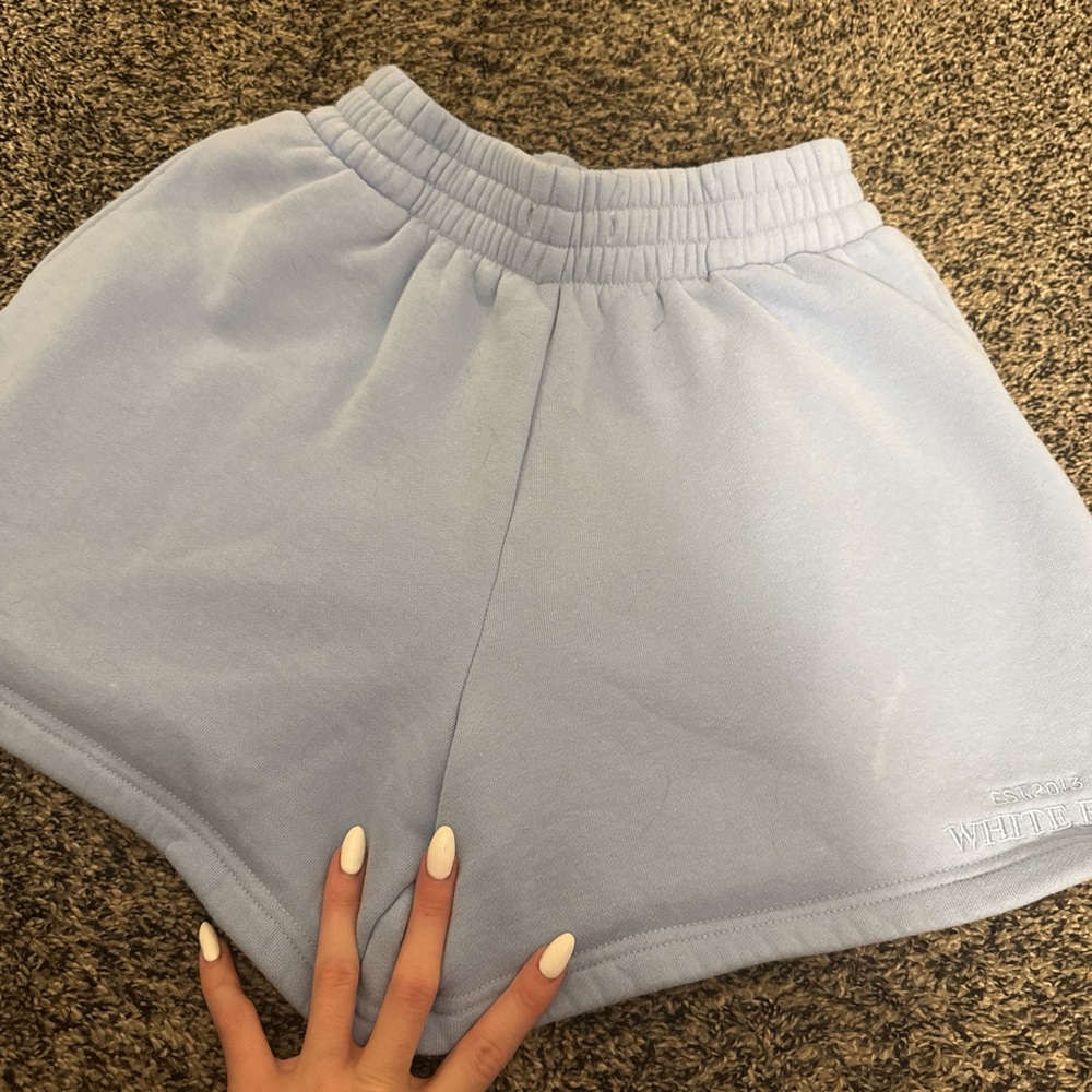 White fox shorts